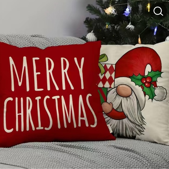 Christmas Pillowcases,17.7x17.7 Inch, Set Of 4, Pillow Inserts Not included B25 - Picture 4 of 5